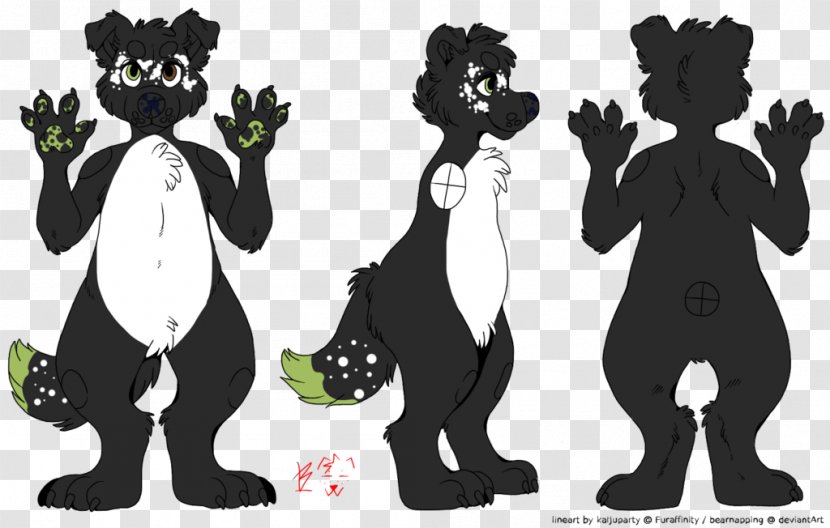 Furry Fandom Fursuit Model Sheet Art - Character - Record Shop Transparent PNG