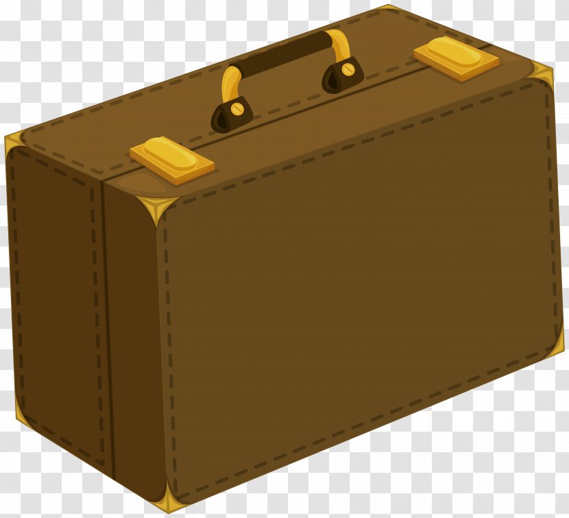 Suitcase Baggage Clip Art - Rectangle - Transparent Image Transparent PNG