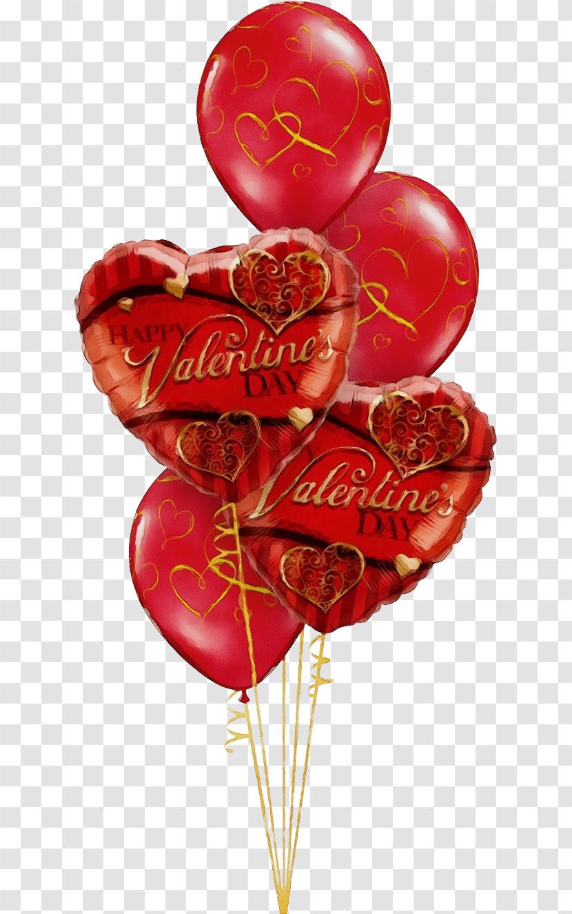 Valentine's Day - Valentines - Holiday Party Supply Transparent PNG