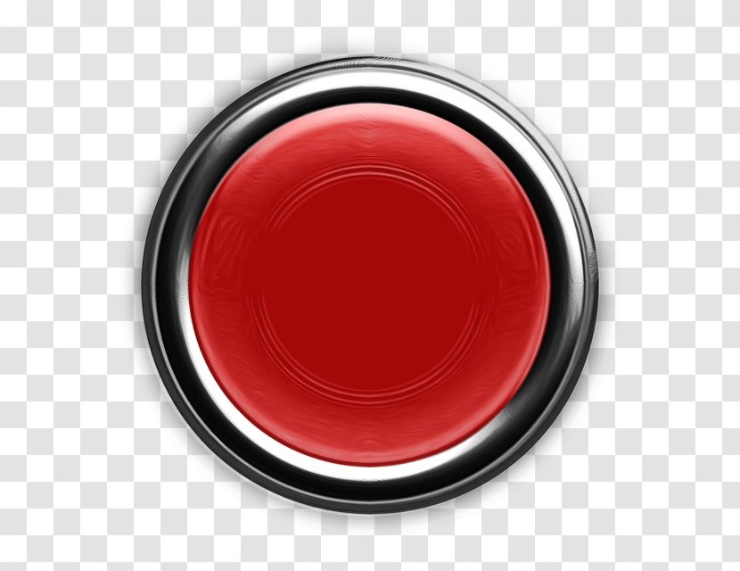 Red Circle - Button - Plate Transparent PNG