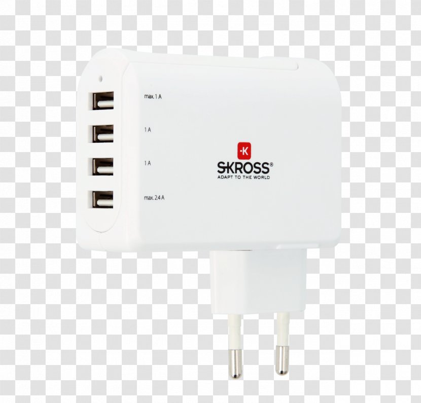 Battery Charger USB Adapter AC Power Plugs And Sockets Quick Charge - Technology - Usb Transparent PNG