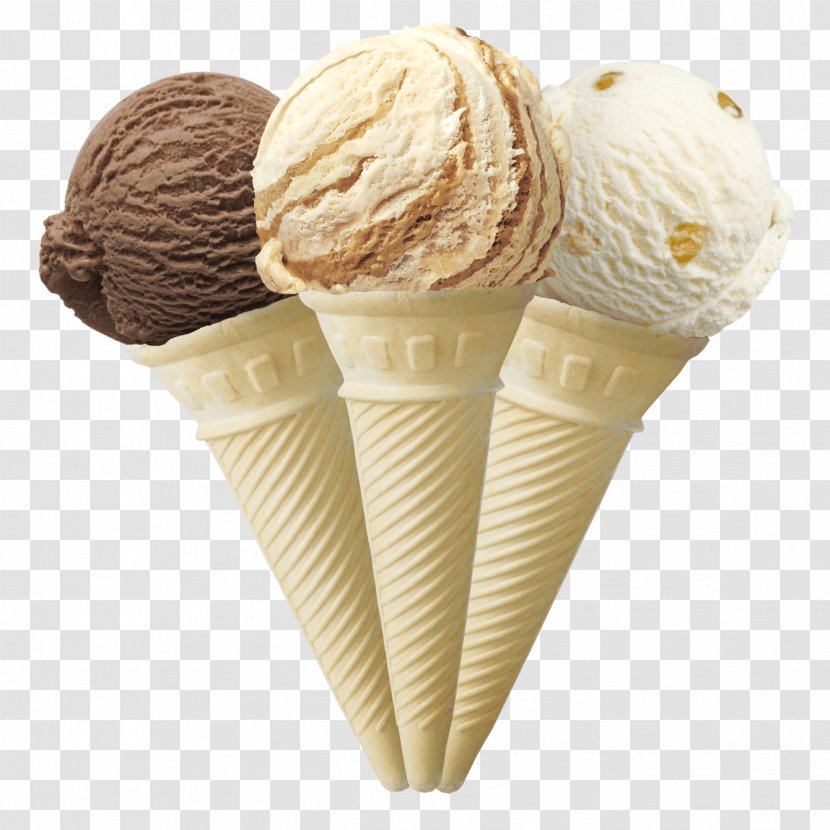 Ice Cream Cones Neapolitan Dame Blanche - Flavor Transparent PNG