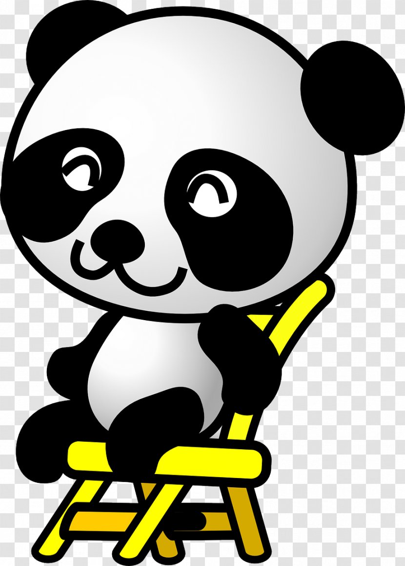 Giant Panda Bear Cartoon Clip Art - Technology - Cute Transparent PNG