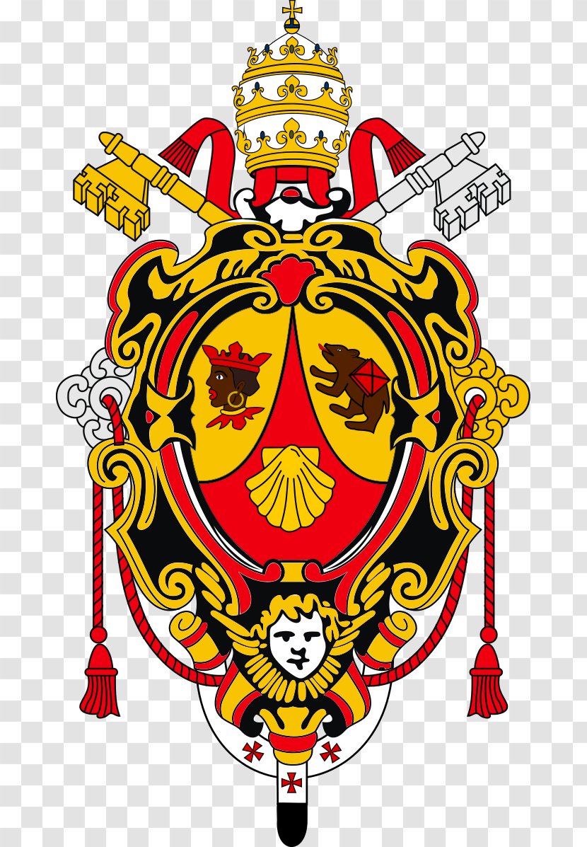 Coats Of Arms The Holy See And Vatican City Pope Papal Armorial Coat - Tiara - French Revolution Symbols Louis Xvi Transparent PNG