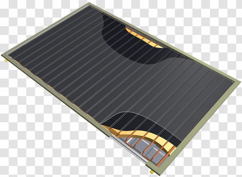 Solar Thermal Collector Panels Energy Water Heating Electricity - Roof - Term Transparent PNG