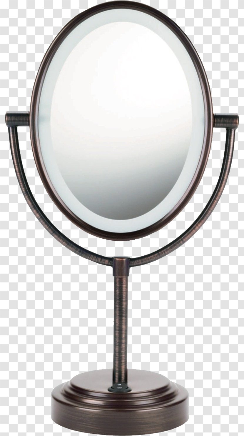 Mirror Cosmetics Light Magnifying Glass Vanity - Oval Transparent PNG