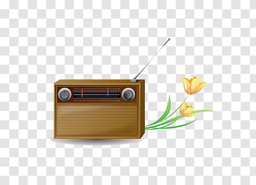 Radio - And Flowers Transparent PNG