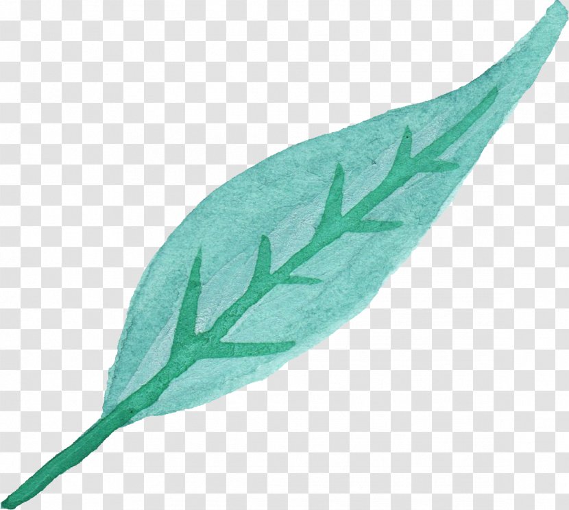 Leaf Watercolor Painting - Plant - Leaves Transparent PNG