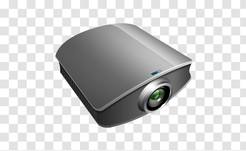 Output Device Electronics Accessory Projector Electronic Multimedia - Microsoft Powerpoint - Silver Transparent PNG