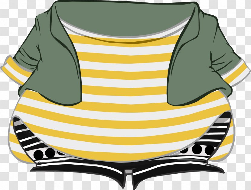 Penguin Cartoon - Outerwear - Tshirt Yellow Transparent PNG