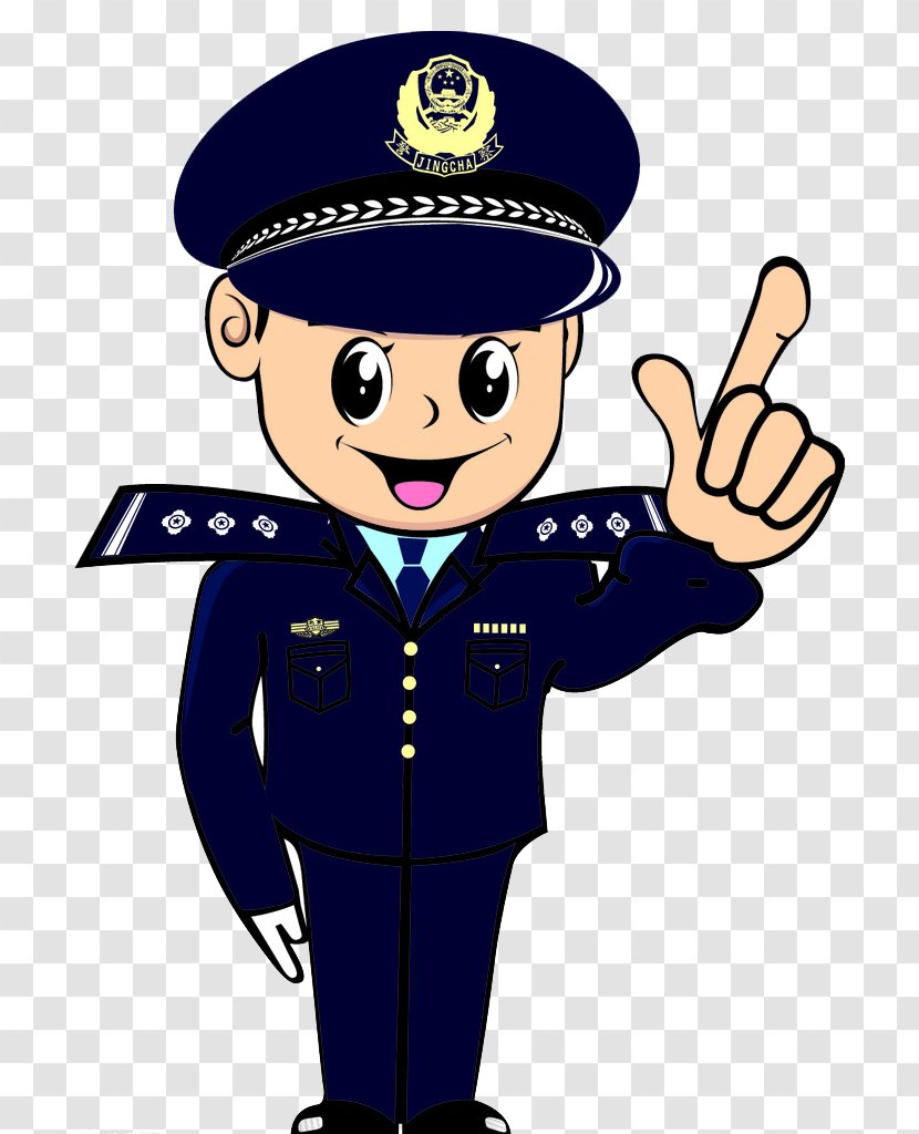 Police Officer Cartoon - Mascot Transparent PNG