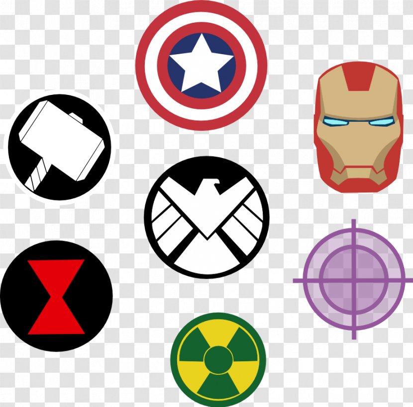 Thor Clint Barton Hulk Black Widow Captain America - Symbols Transparent PNG