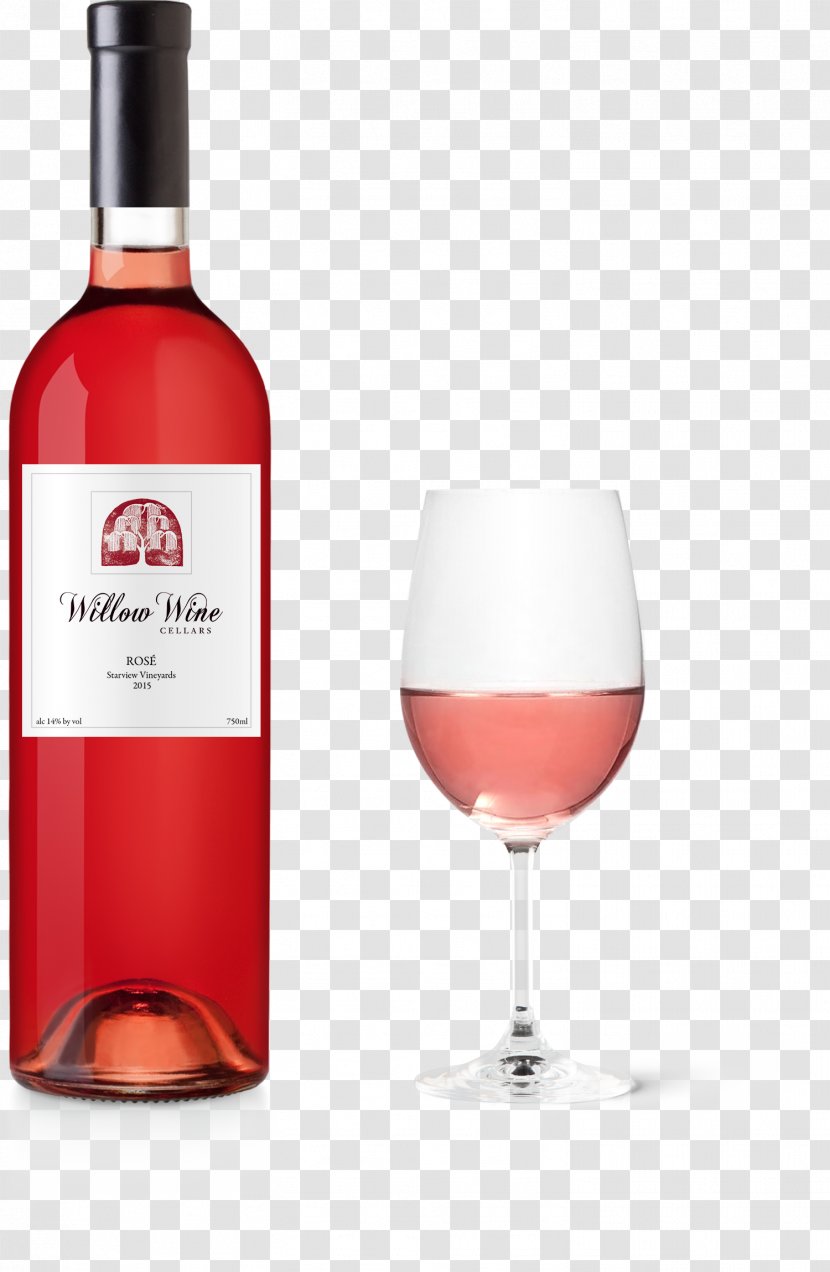 Red Wine Glass Dessert Cocktail - Bottle Transparent PNG