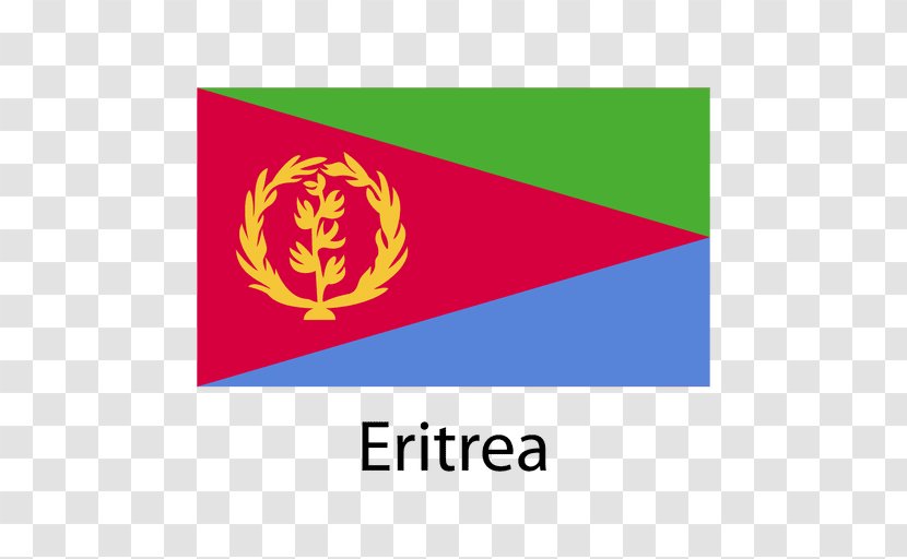 Flag Of Eritrea National Eritrean Air Force - Text Transparent PNG