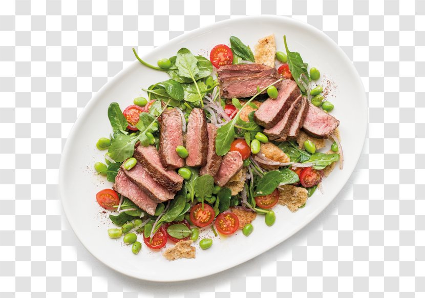 Carpaccio Fattoush Chicken Salad Greek Caesar - Broad-bean Transparent PNG