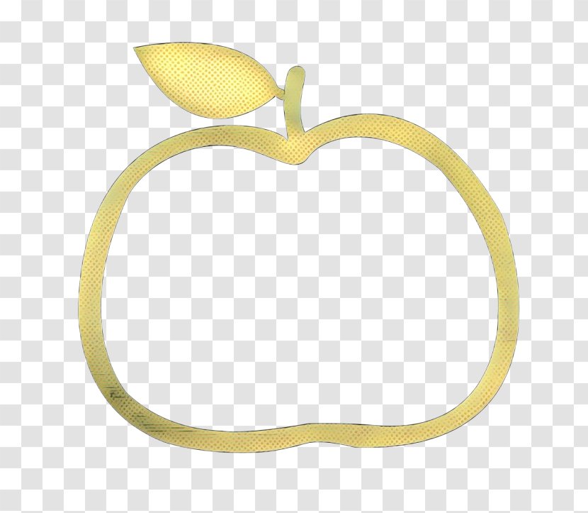 Yellow Apple Fruit Plant Clip Art - Oval Smile Transparent PNG