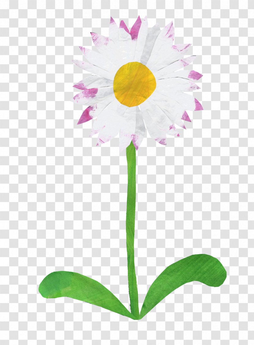 Birth Flower Common Daisy Sweet Pea Gift - Purple - Hand Painted People Transparent PNG