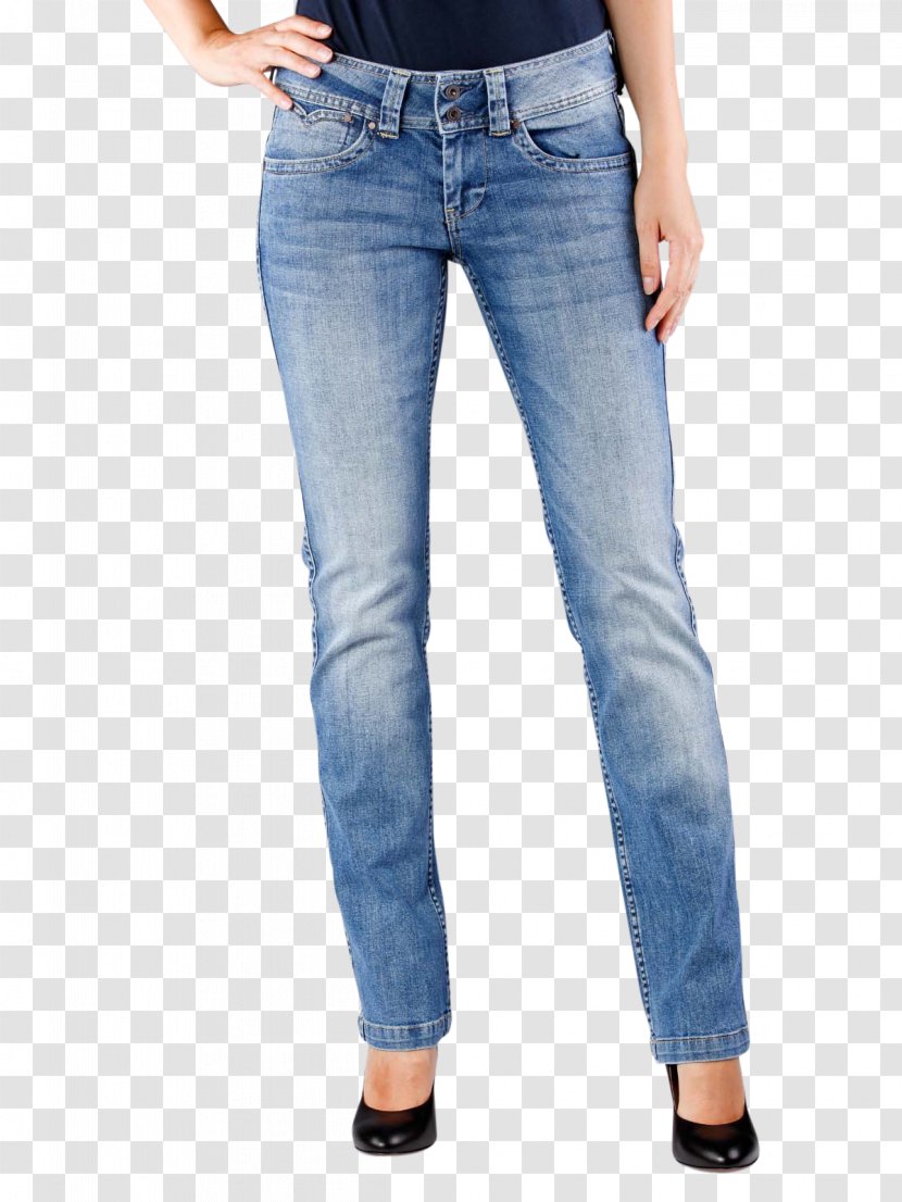 Pepe Jeans Denim Pants Casual Attire - Frame - Broken Transparent PNG