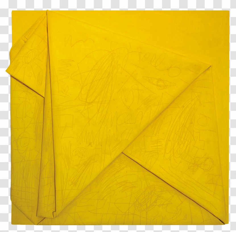 Paper Triangle - Yellow Transparent PNG