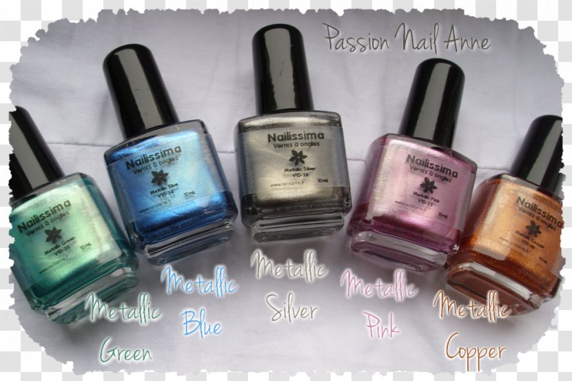 Nail Polish - Care - Metallic Copper Transparent PNG