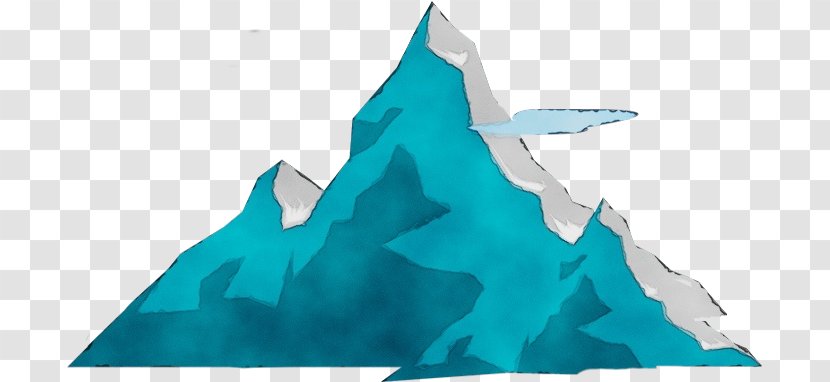 Blue Aqua Turquoise Iceberg Tree - Glacial Landform Landscape Transparent PNG