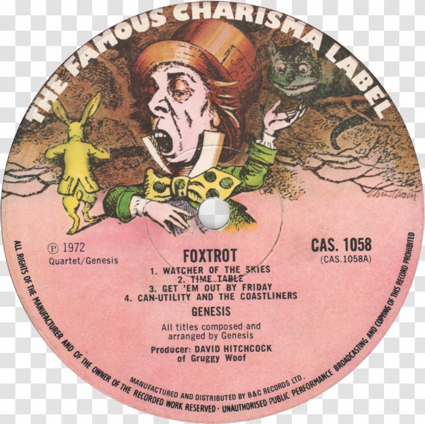 Charisma Records LP Record Genesis Phonograph Trespass - Frame - Flower Transparent PNG