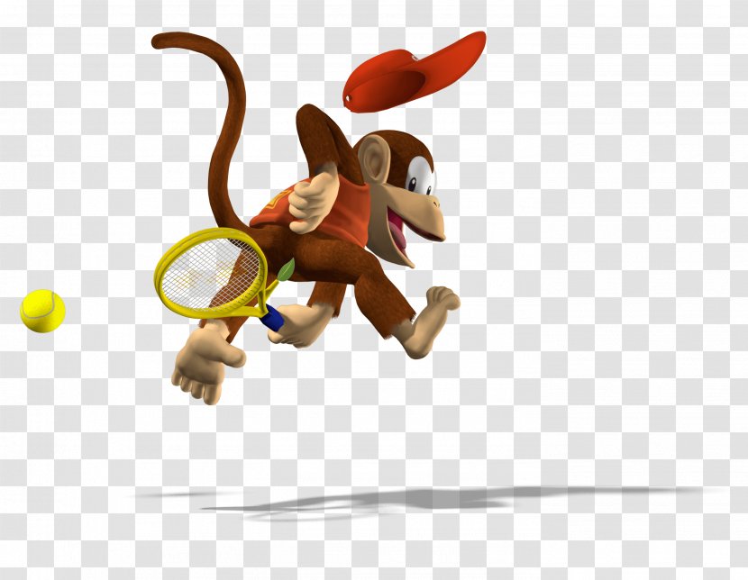 Donkey Kong Super Mario Bros. Power Tennis - Animal Figure Transparent PNG