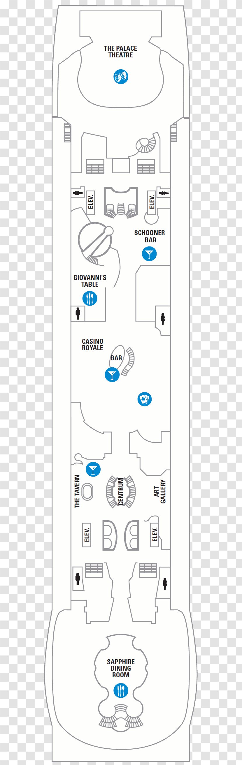 Cruise Ship Royal Caribbean International MS Explorer Of The Seas Cruises - Diagram Transparent PNG