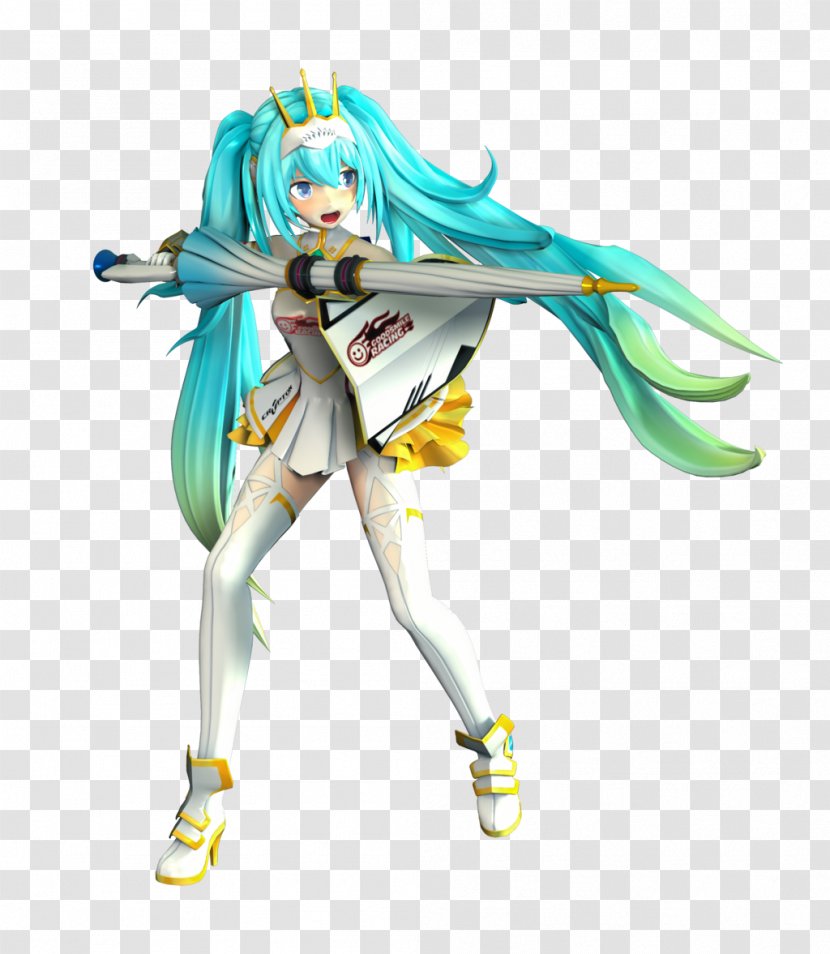 Hatsune Miku Princess Knight Vocaloid MikuMikuDance GOODSMILE RACING - Silhouette Transparent PNG