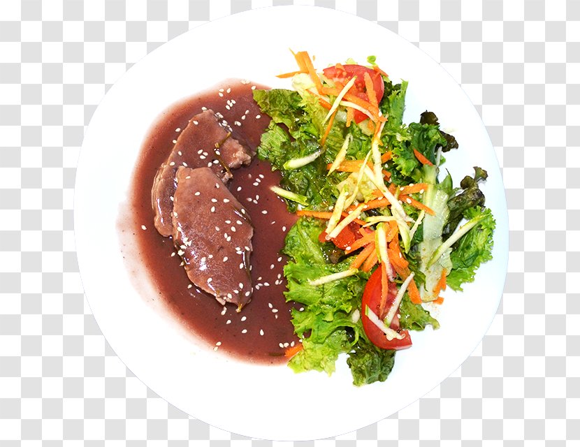 Carpaccio Game Meat Asian Cuisine Recipe Beef - Food - Salad Transparent PNG
