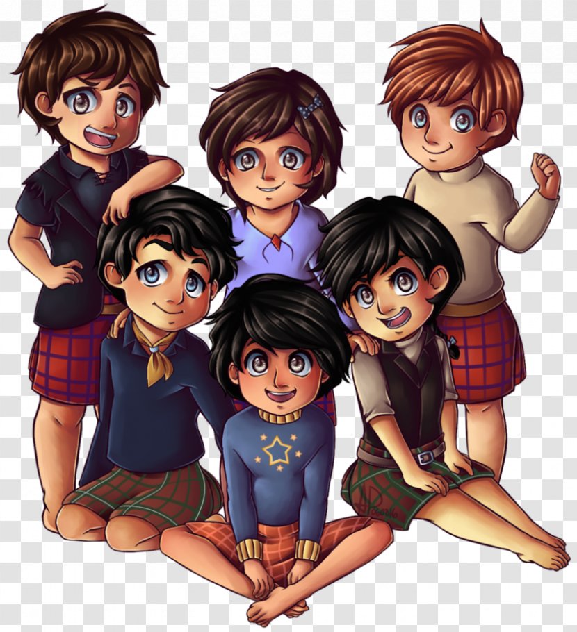 Fiction Human Behavior Friendship Cartoon - Flower - Family Transparent PNG