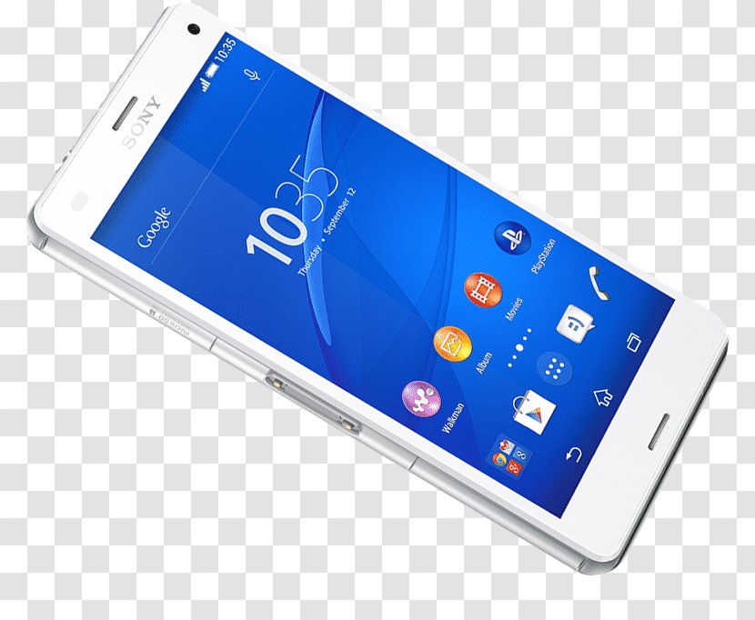 Sony Xperia Z3 Compact Smartphone Feature Phone Z1 - Android Transparent PNG