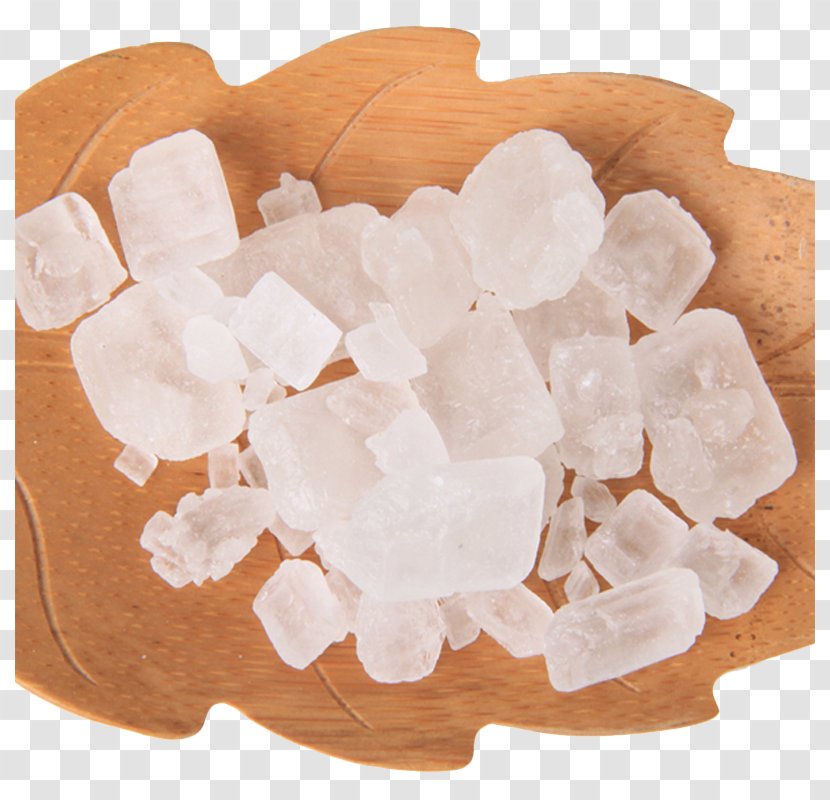 Rock Candy Sucrose Sugar - White - Cube Transparent PNG