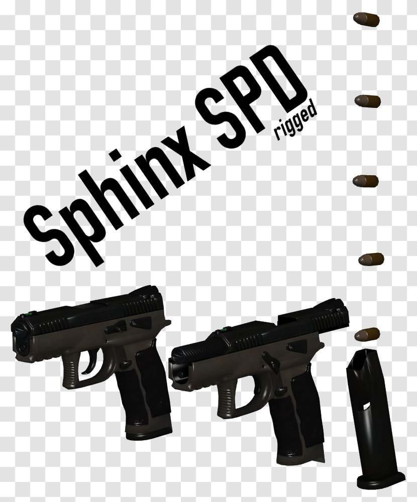 Airsoft Guns Firearm Product Design - Gun - Sphinx SDP Transparent PNG