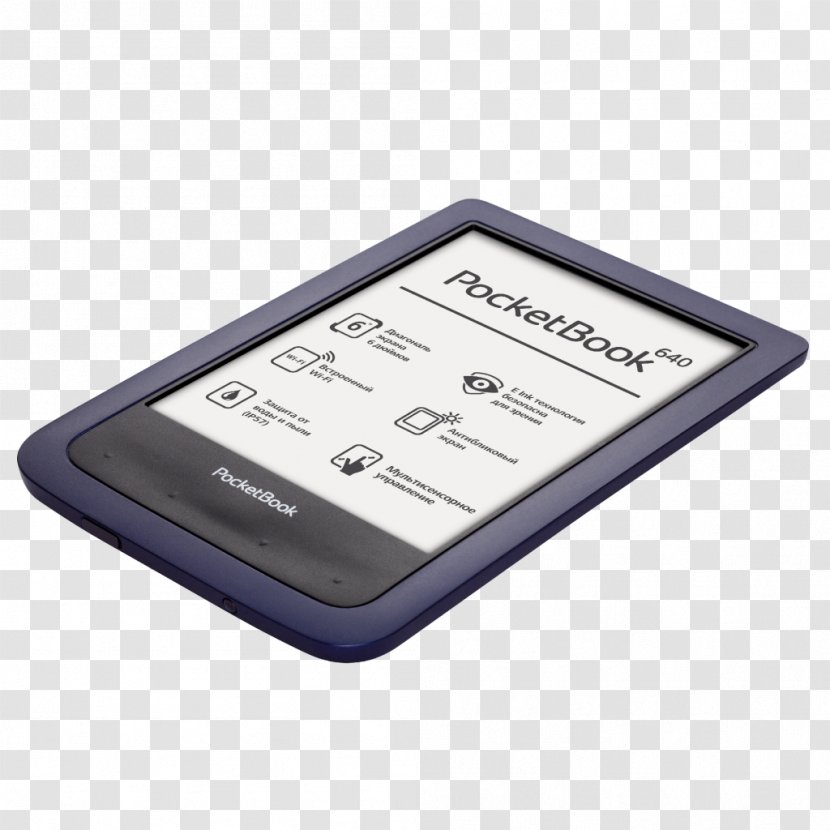 Sony Reader E-Readers PocketBook International 640 Aqua White E-book - Internet - Pocketbook Transparent PNG