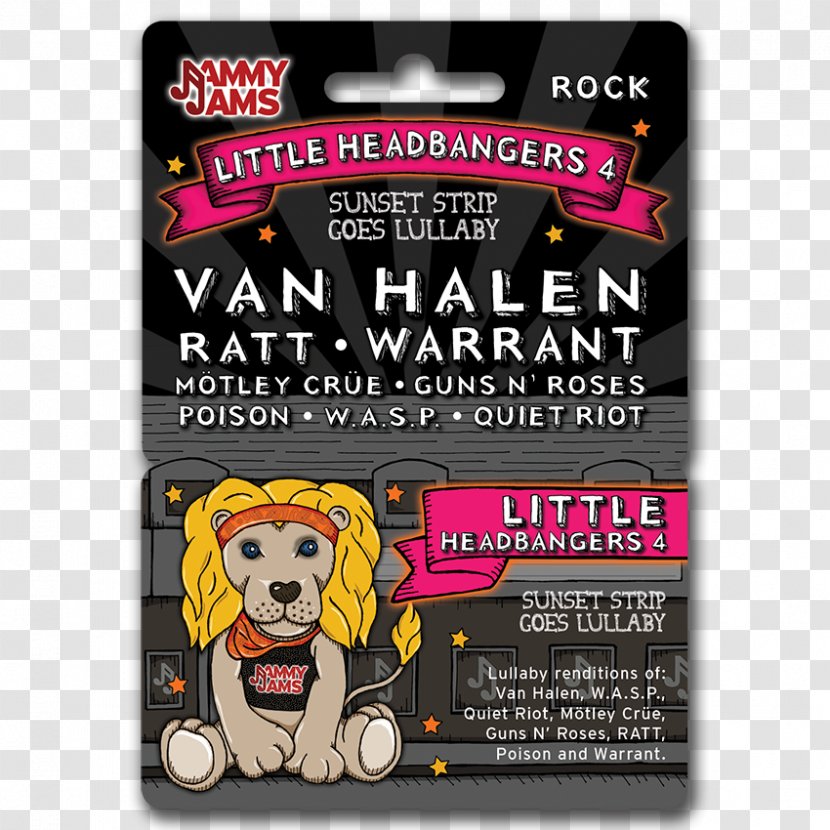 Little Headbangers 4: Sunset Strip Goes Lullaby Jammy Jams Frog Toy Download - Headbanger Transparent PNG