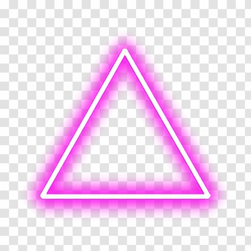 Triangle Image Vector Graphics Neon - North Arrow Area Transparent PNG