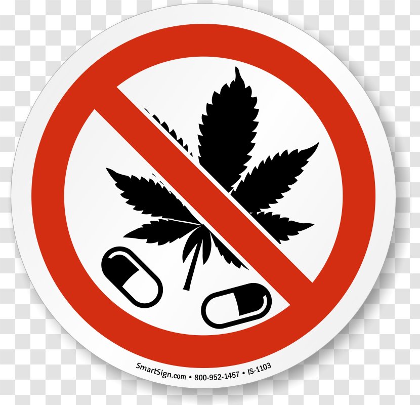 Drug Sign No Symbol - Cocain Transparent PNG