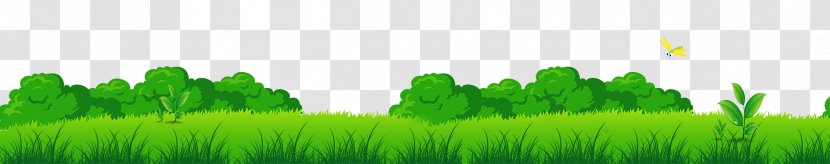 Wheatgrass Lawn Meadow Wallpaper - Text - Hand-painted Bush Deduction Material Transparent PNG