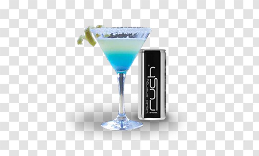 Cocktail Garnish Martini Blue Hawaii Margarita - Glass Transparent PNG