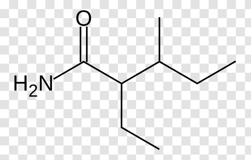 Chemical Formula Substance Acetamide Molecule Skeletal - Diagram - Line Art Transparent PNG