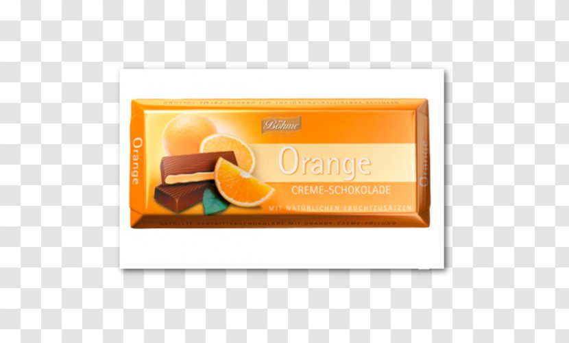 Cream Hot Chocolate Bonbon Orange - Marzipan Transparent PNG