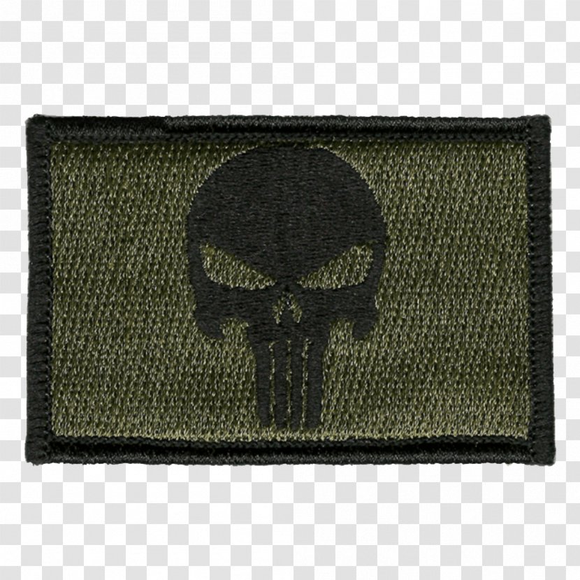 Punisher Embroidered Patch Velcro Culpeper Symbol - Transit Plates Transparent PNG