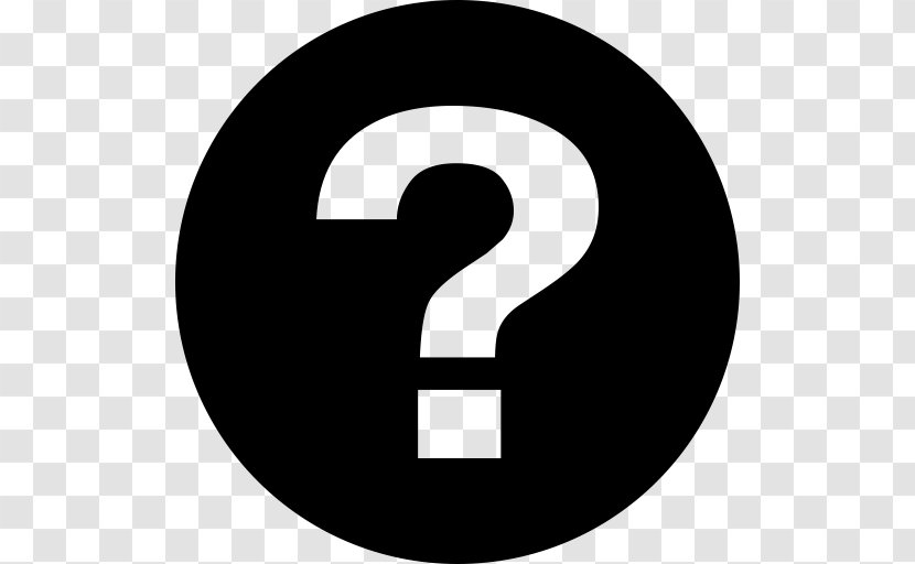 Question Mark Button - Logo - QUESTION MARK Transparent PNG
