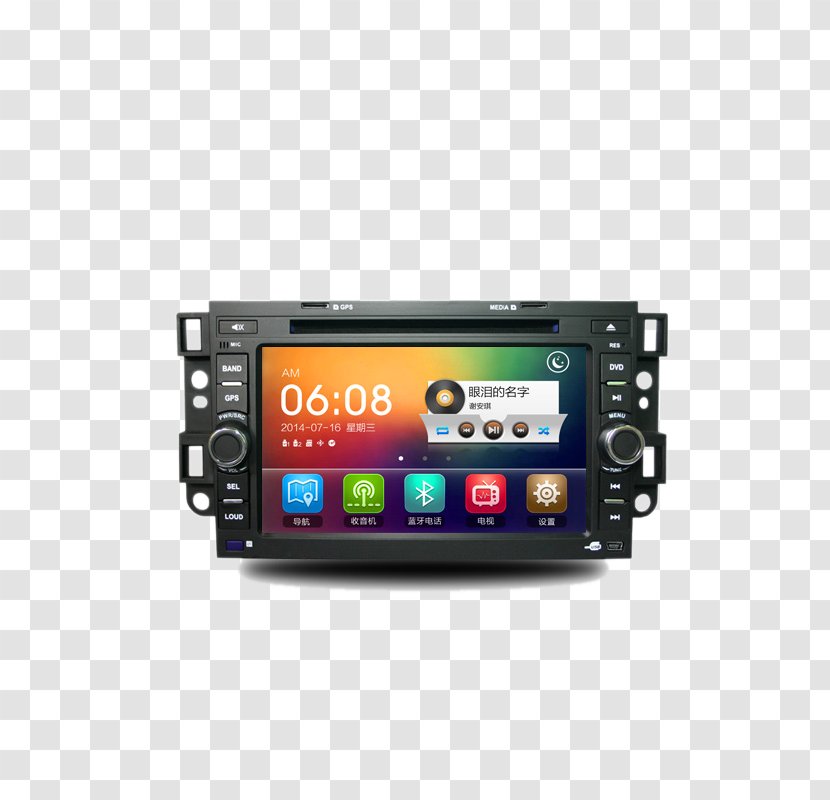 Daewoo Tosca Chevrolet Aveo Captiva Spark - Dvd - Cruze DVD Navigation One Machine Transparent PNG