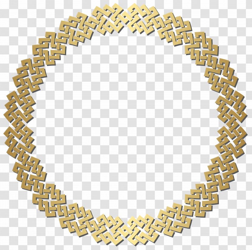 Picture Frame Clip Art - Drawing - Golden Round Border Transparent Transparent PNG