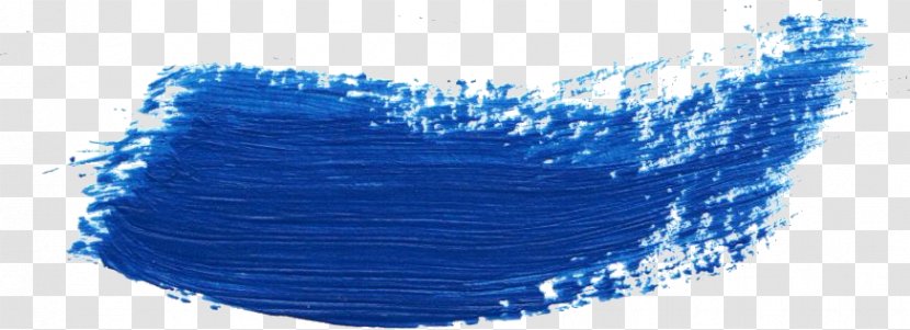 Blue Paintbrush - BLUE PAINT STROKE Transparent PNG