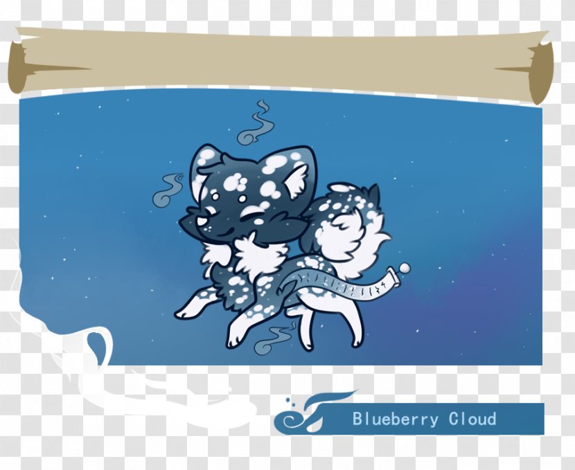 Poster Cat Cartoon Character - Blueberry Transparent PNG