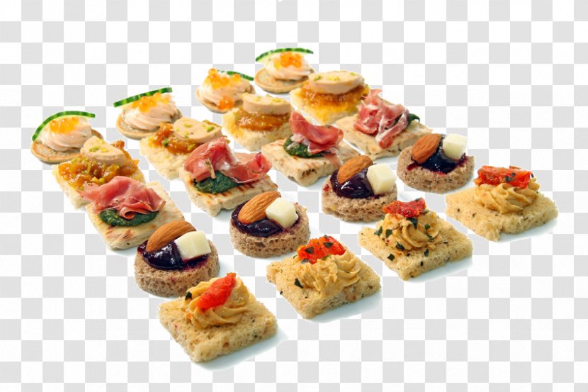 Honoré Patissier Hors D'oeuvre Traiteur Buffet Restaurant - Bruschetta - Petit Four Transparent PNG