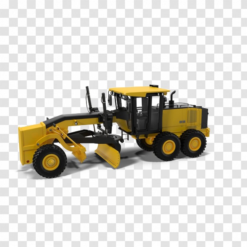 Bulldozer Tractor Architectural Engineering - Yellow Transparent PNG